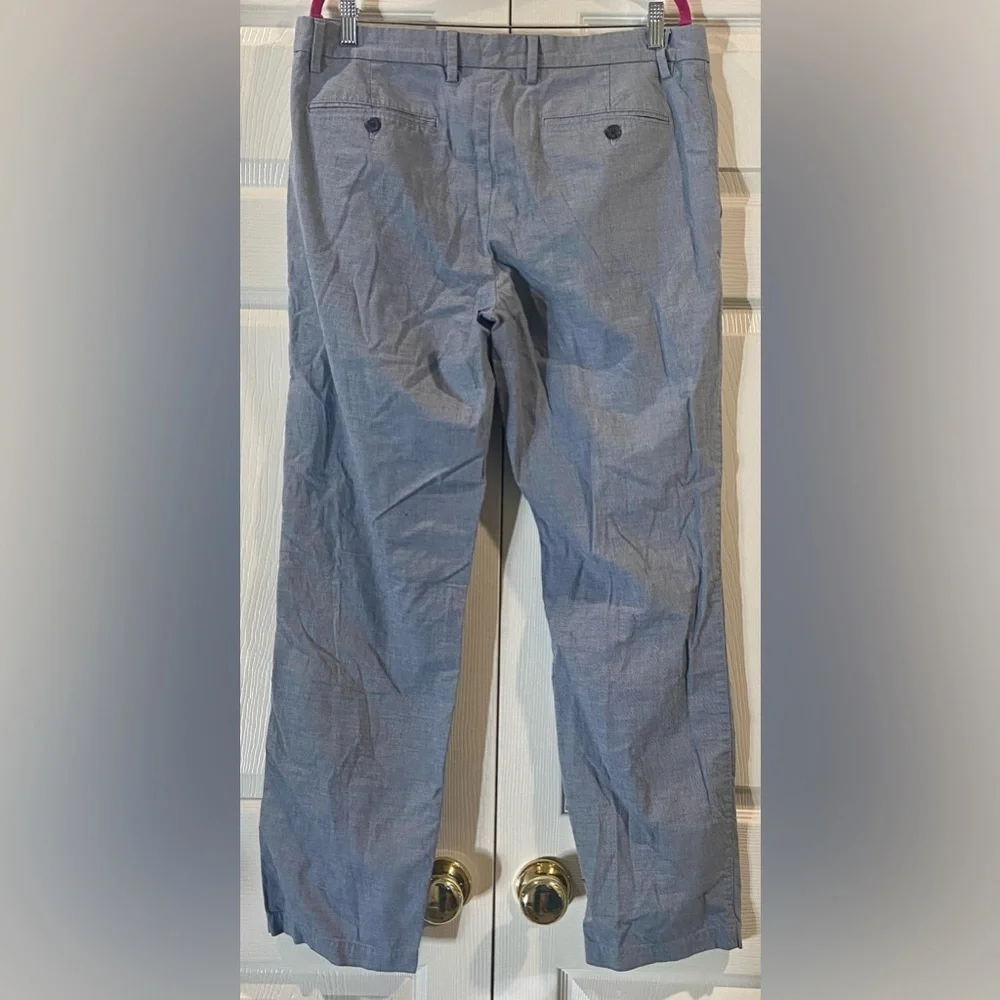 Banana Republic Blue Mens Chinos Size 35x32 Aiden Fit